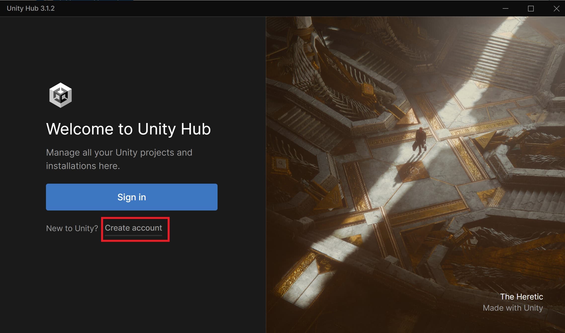 Crear cuenta Unity 3D