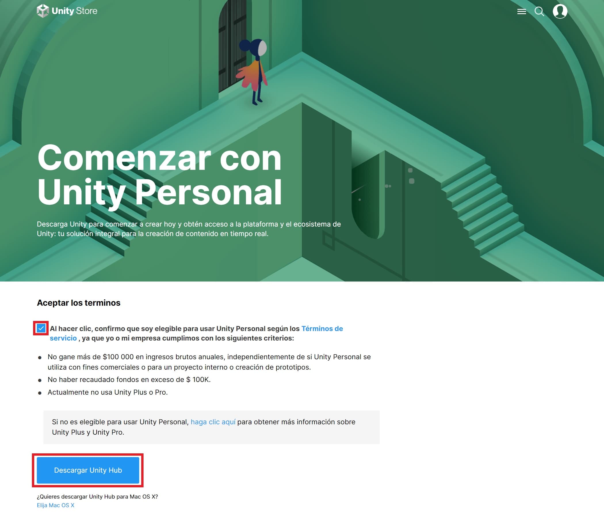 Descargar Unity 3D